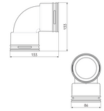 Air Excellent AE34C Bend 90°