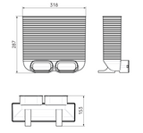 Air Excellent 2x AE35SC Floor Grille Adaptor