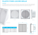 External Louvre Vent Grille