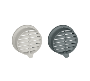 Plastic external grilles (2 pack) 100mm
